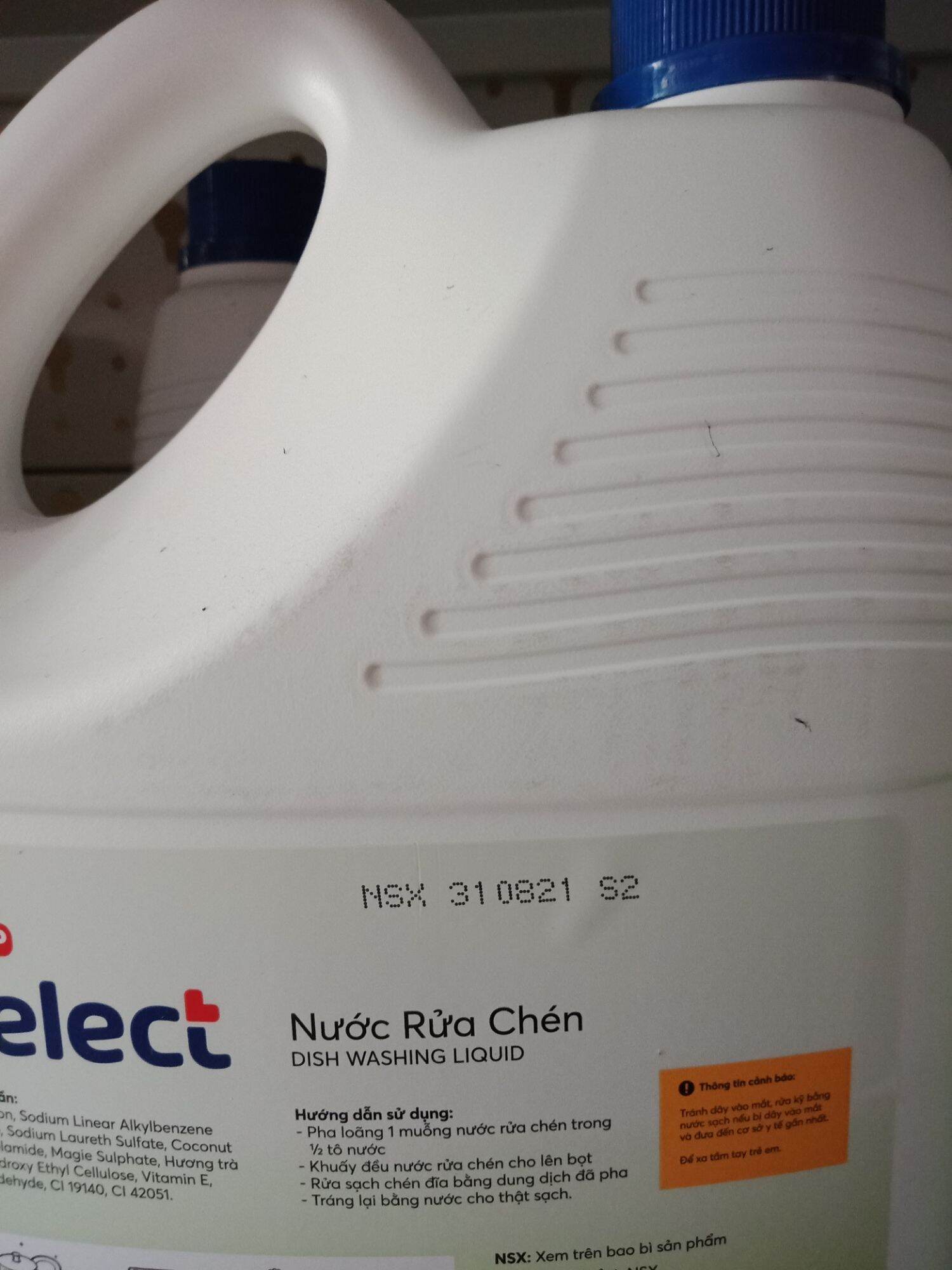 Nước rửa chén Coop Select 4L