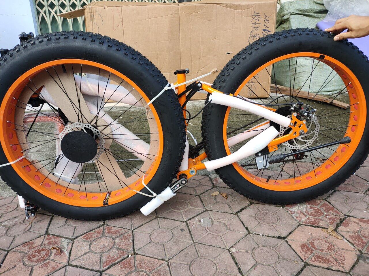 Xe đạp thể thao bánh béomã hàng T54  Điện máy HOÀNG LONG