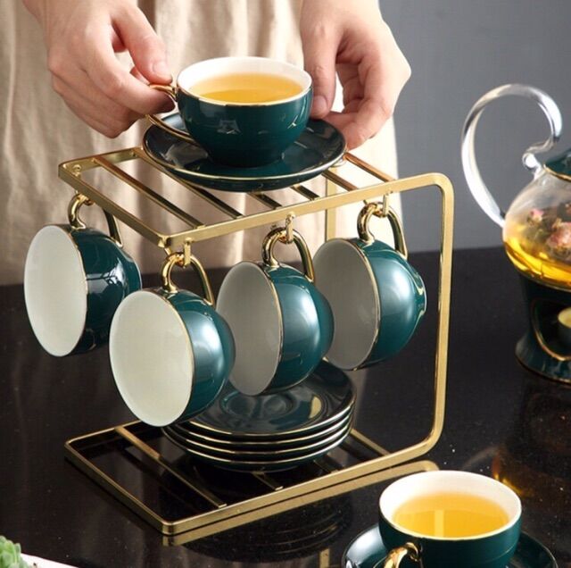 Bộ ấm trà chiều đun phong cách Bắc Âu