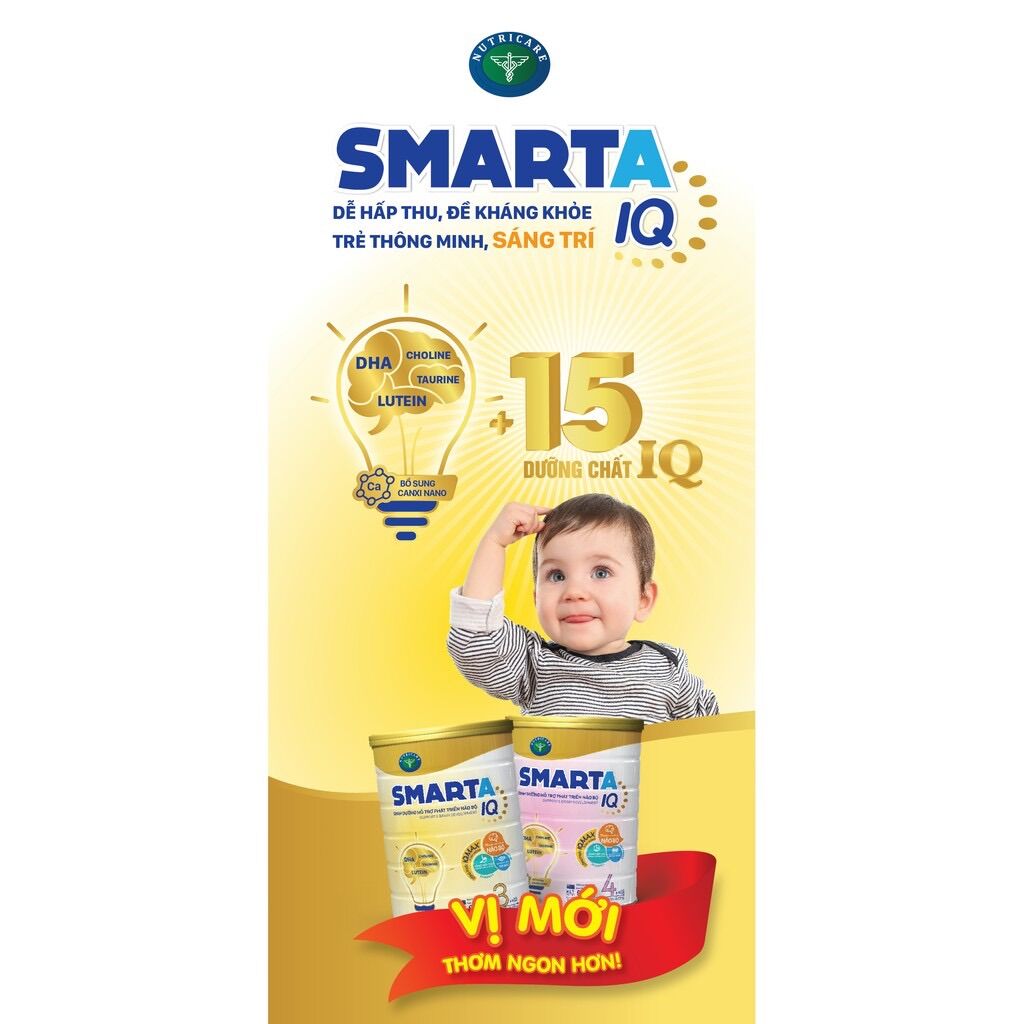 (Date 05/2023) Sữa SMARTA IQ 4 900G (CAM KẾT CHÍNH HÃNG, DATE MỚI)