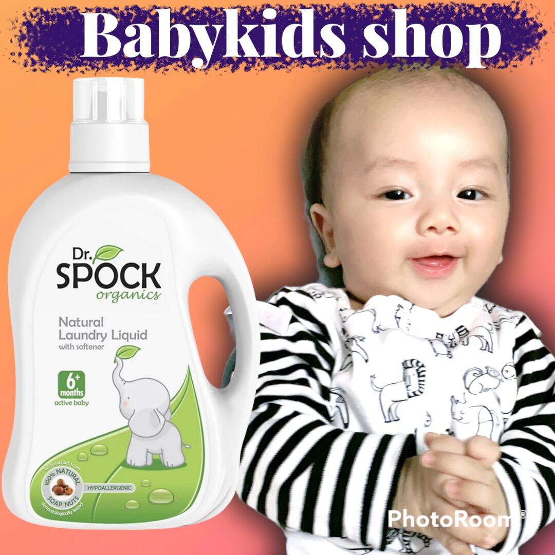 CHÍNH HÃNG Nước giặt quần áo Organic cho trẻ từ 6 tháng tuổi Dr Spock