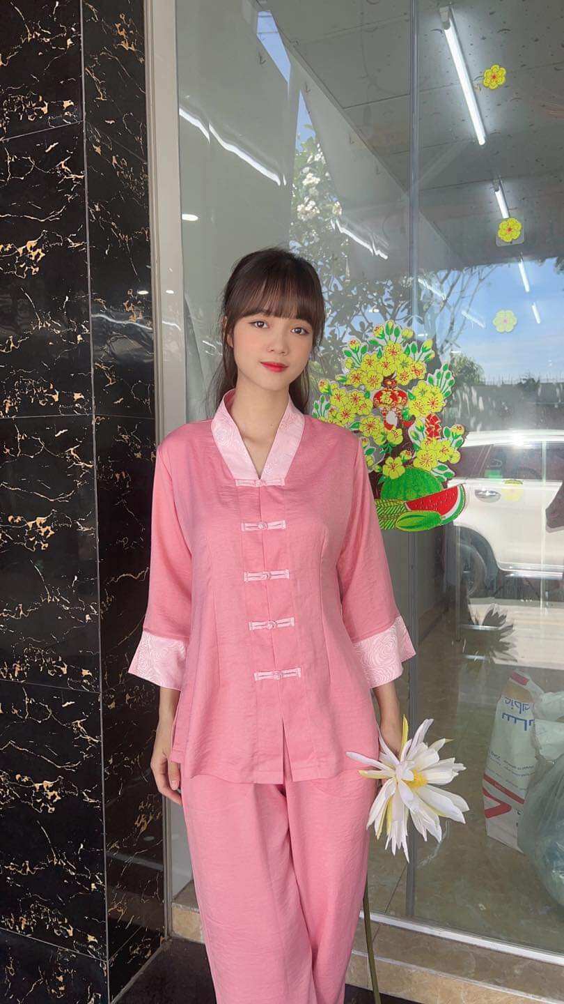 ĐỒ LAM ĐI CHÙA MẪU NỮ LỤA GẤM HÀNG CAO CẤP LOẠI 1