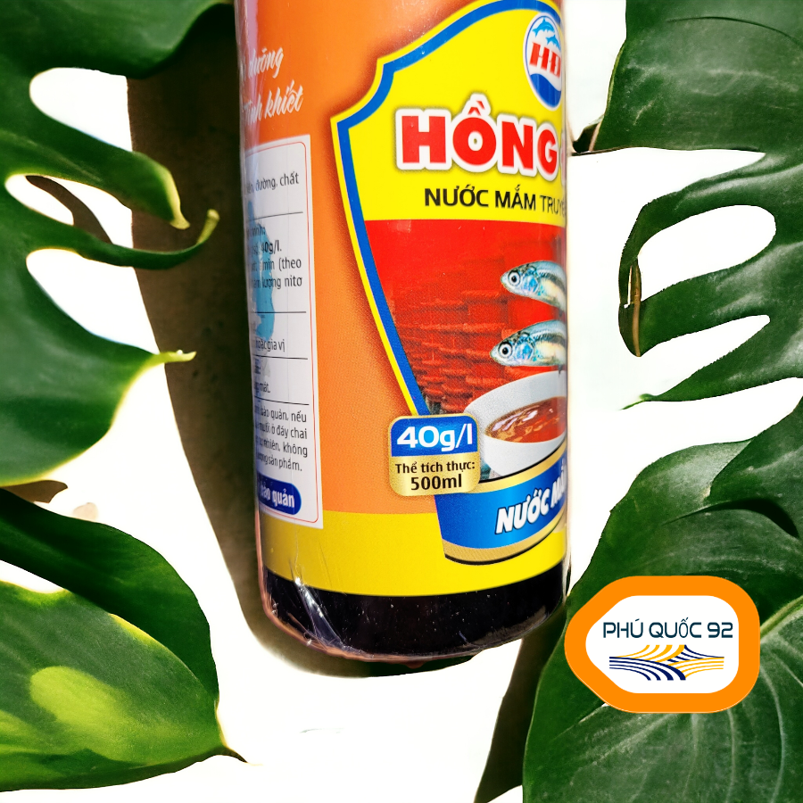 Nước Mắm Phú Quốc - chai 500ml 40 độ đạm
