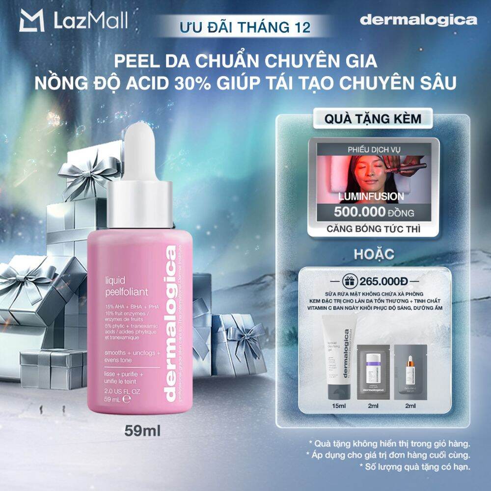  Peel da tại nhà cấp độ chuyên nghiệp Liquid Peelfoliant 59ml 