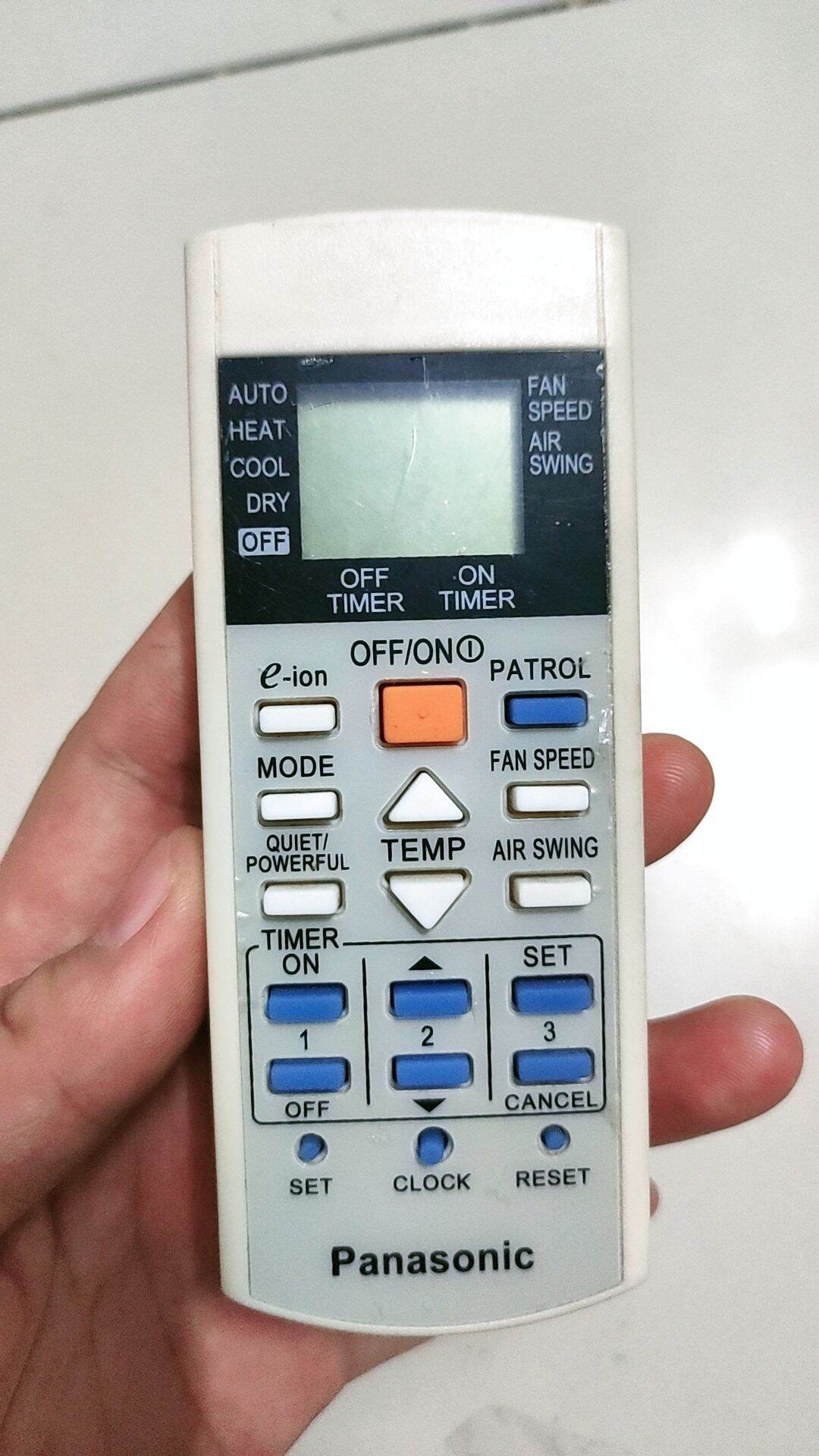 Remote điều khiển máy lạnh Panasonic e-ion