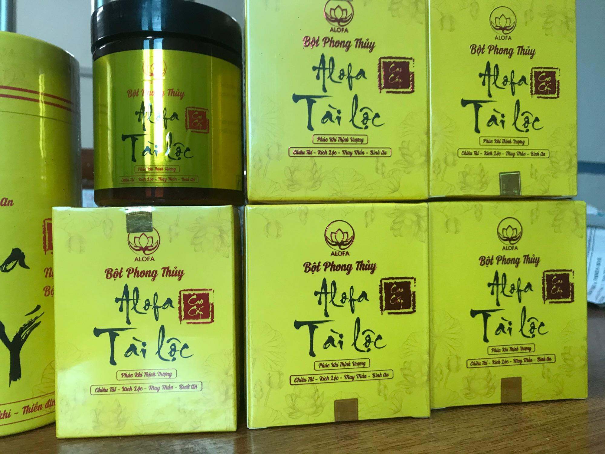 Bột Phong Thuỷ Alofa Mới + TÚI GẤM ĐỎ MAY MẮN