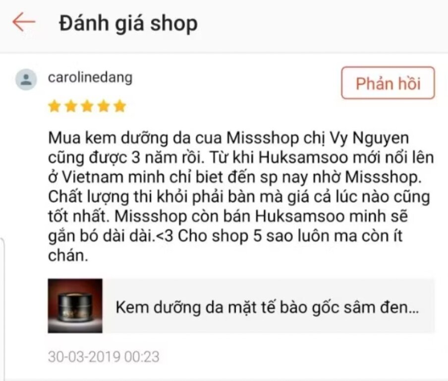 Huksamsoo Essence tế bào gốc sâm đen