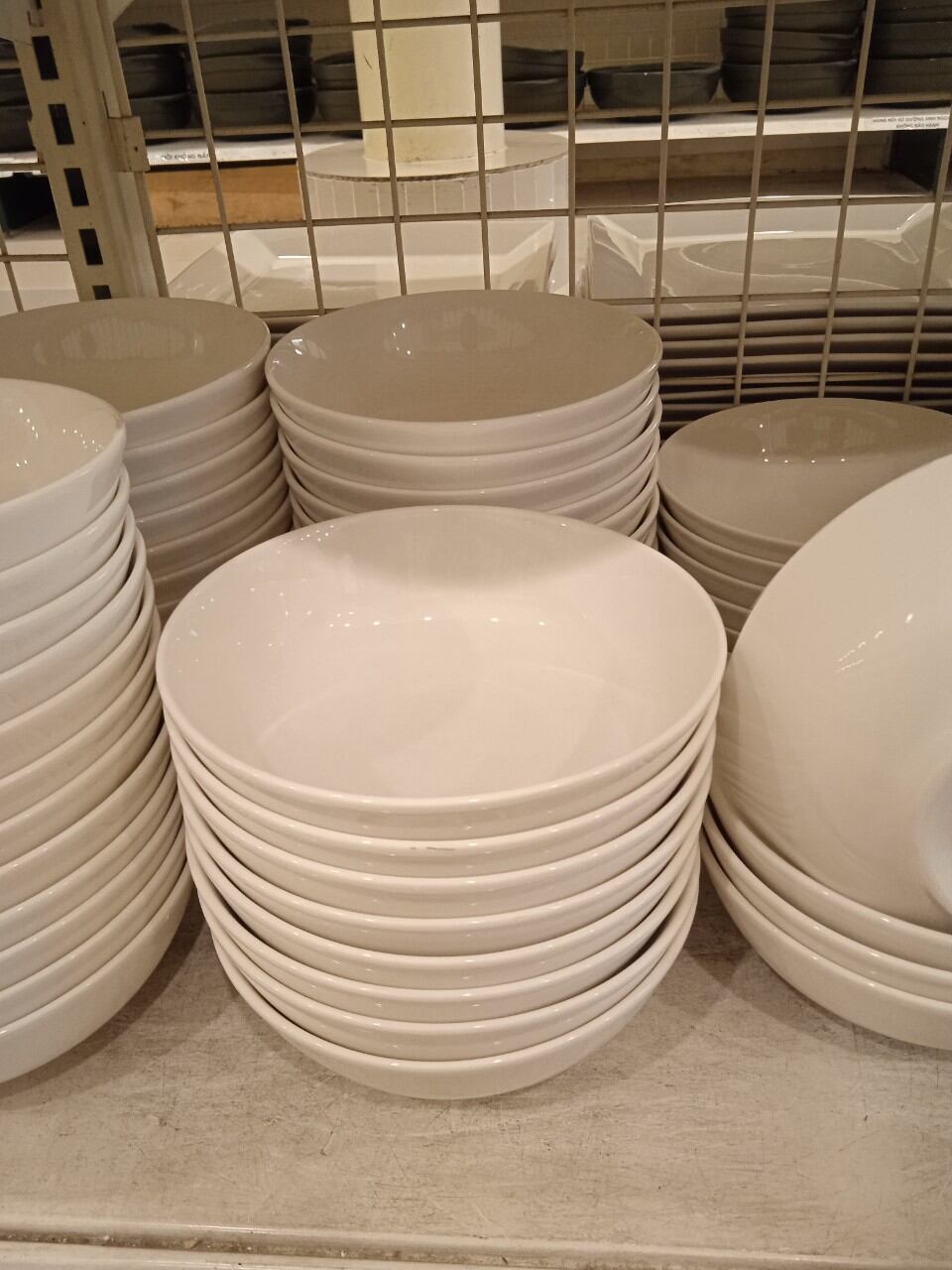 Tô sứ minh long 20cm - trắng ngà