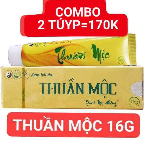 Combo 2 túyp Kem bôi da Thuần Mộc mới nhất 16g Kem Thuần Mộc