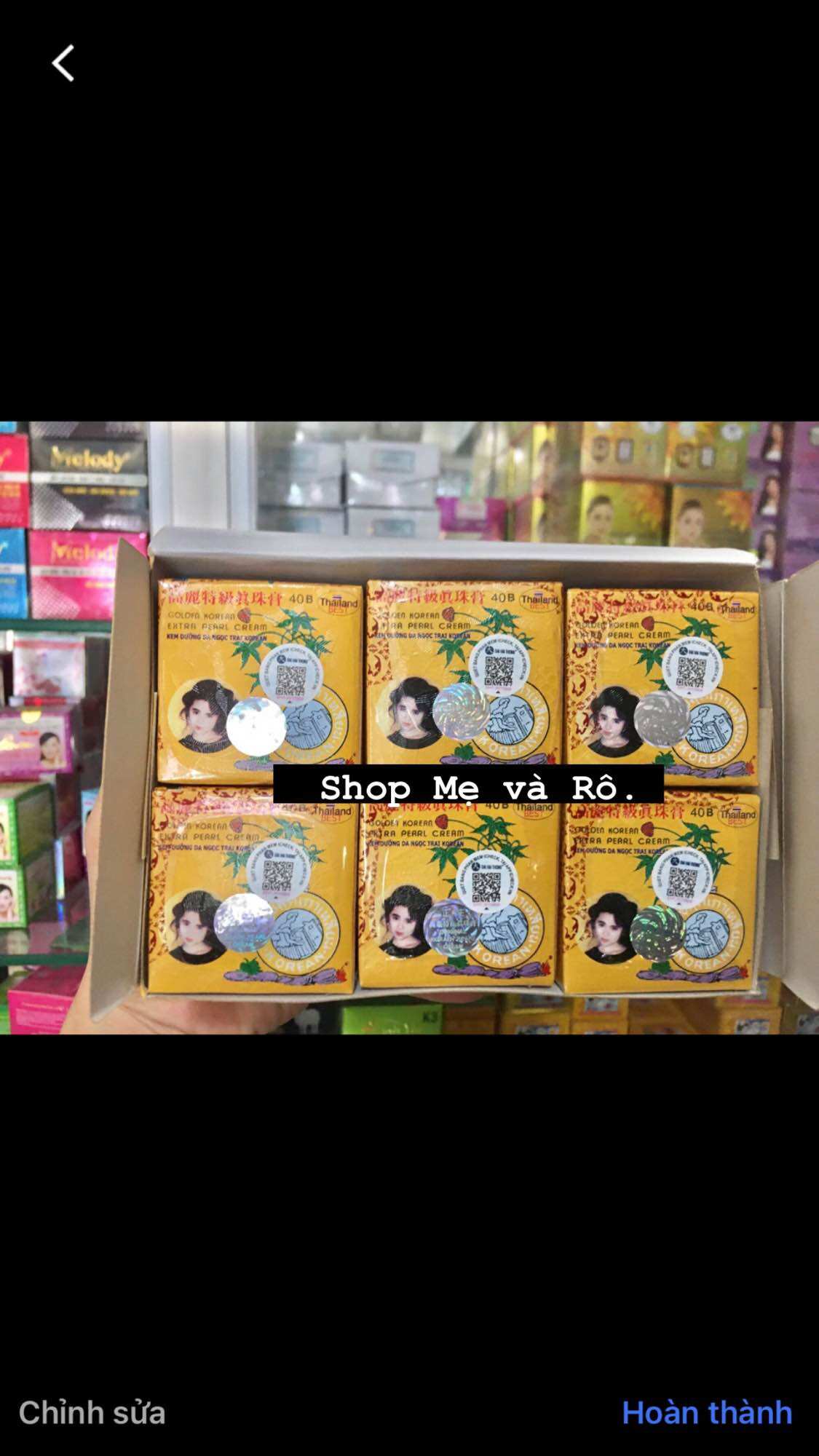 Sỉ 1 lố 12 hủ kem sâm vàng