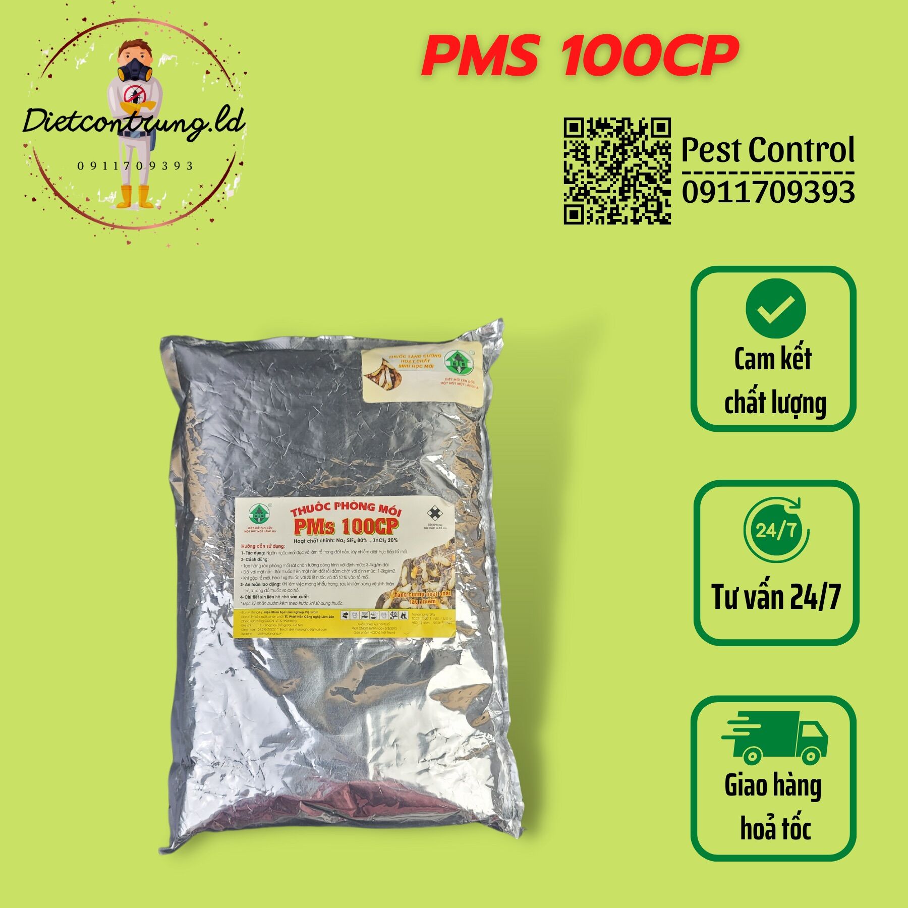 Bột chống mối Pms 2kg