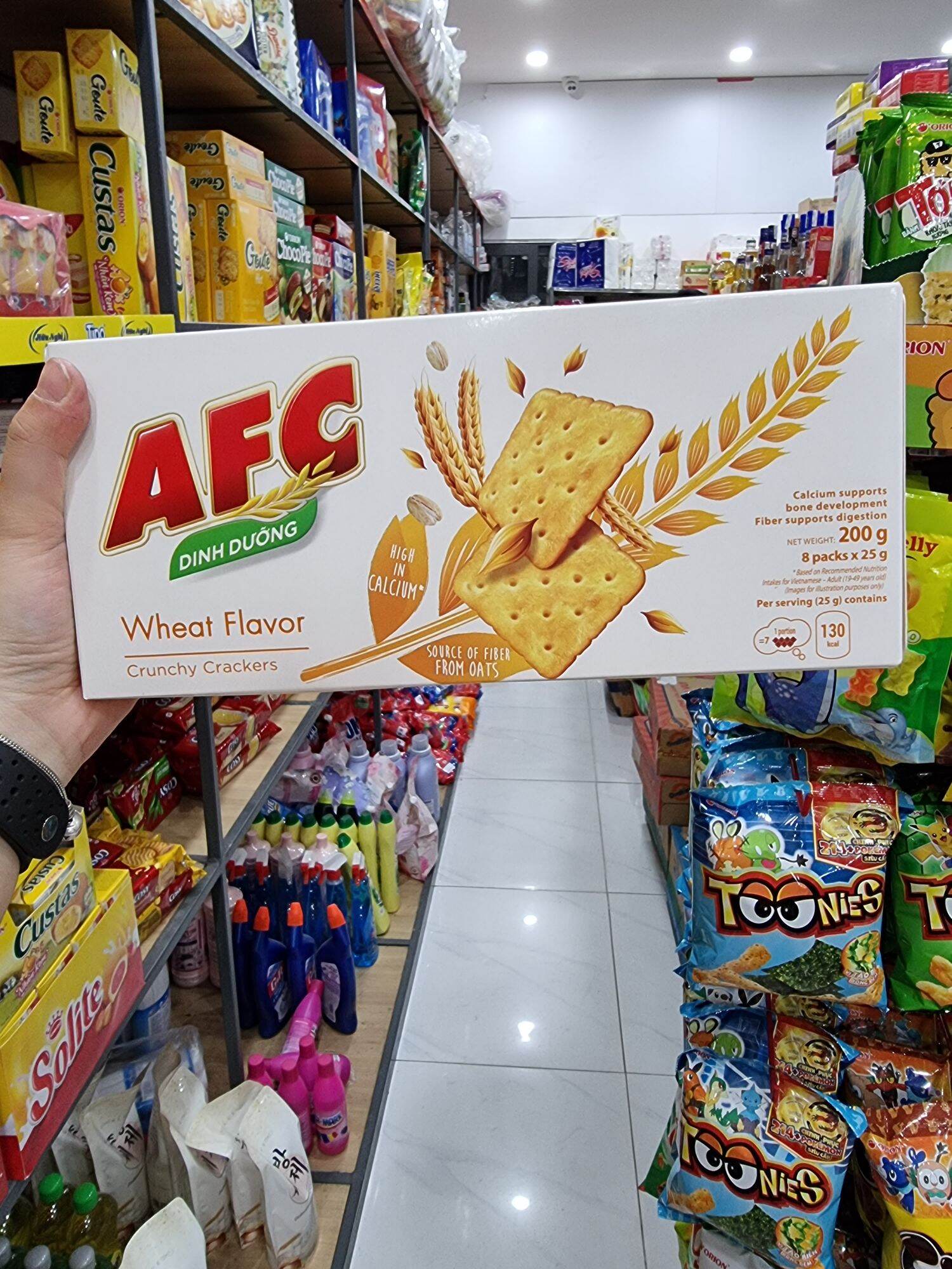 Bánh dinh dưỡng AFC vị lúa mì 200g