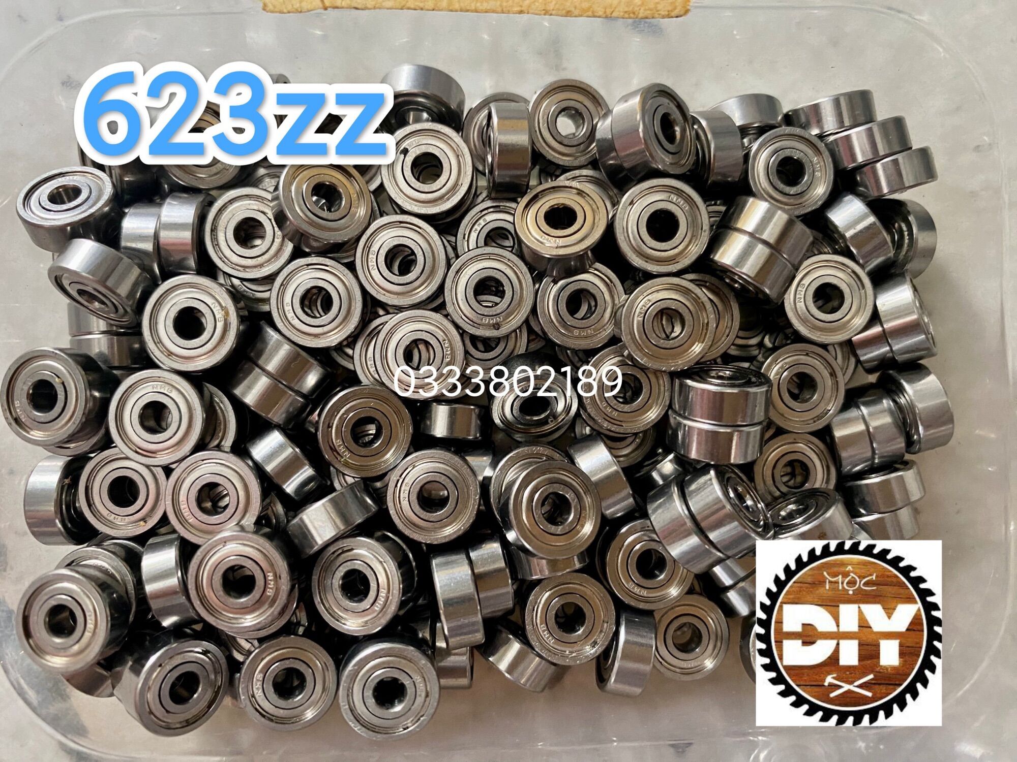 Bearing 623Zz/ Bullet 623, 3X10X4Mm (Set of 10 Bearings)