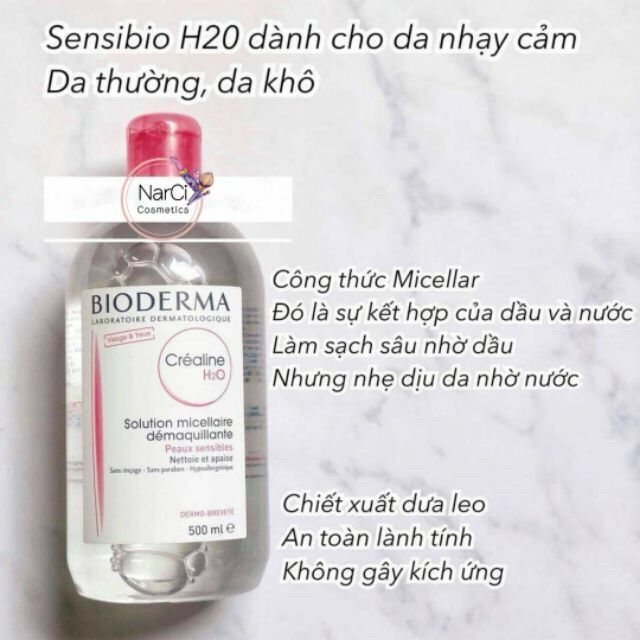 NƯỚC TẨY TRANG BIODERMA PHÁP