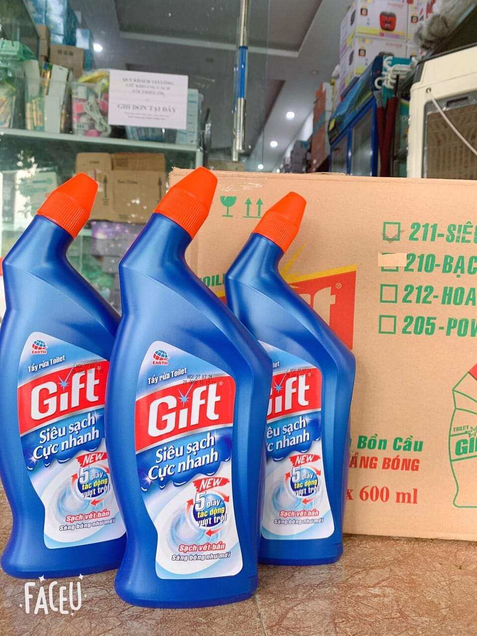 Tẩy Rửa Toilet Gift
Siêu Sạch
600ml