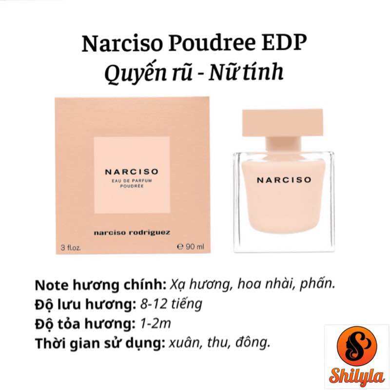 Narciso Poudree ( Nude Da ) - Nước Hoa Nữ chiết 10ml Chính Hãng