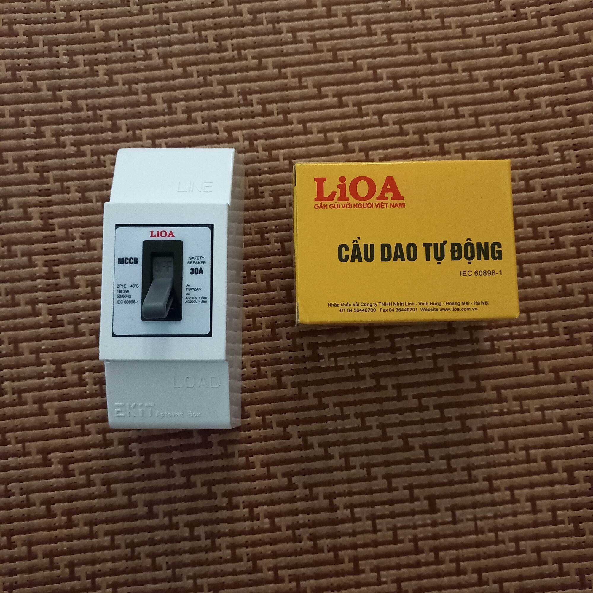 Atomat cầu dao tự động Lioa 30A