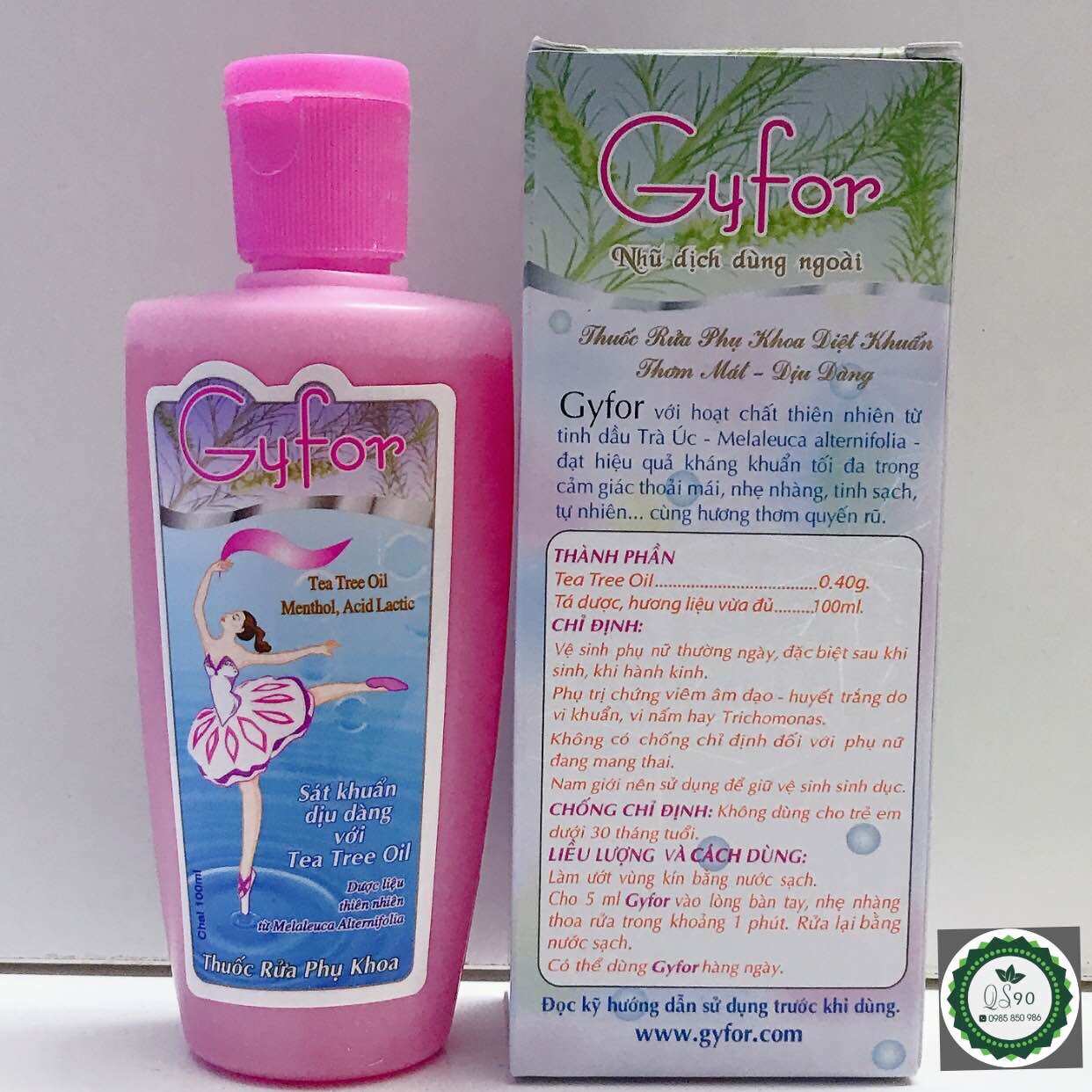 Dung Dịch Rửa Phụ Khoa Gyfor chai 100ml