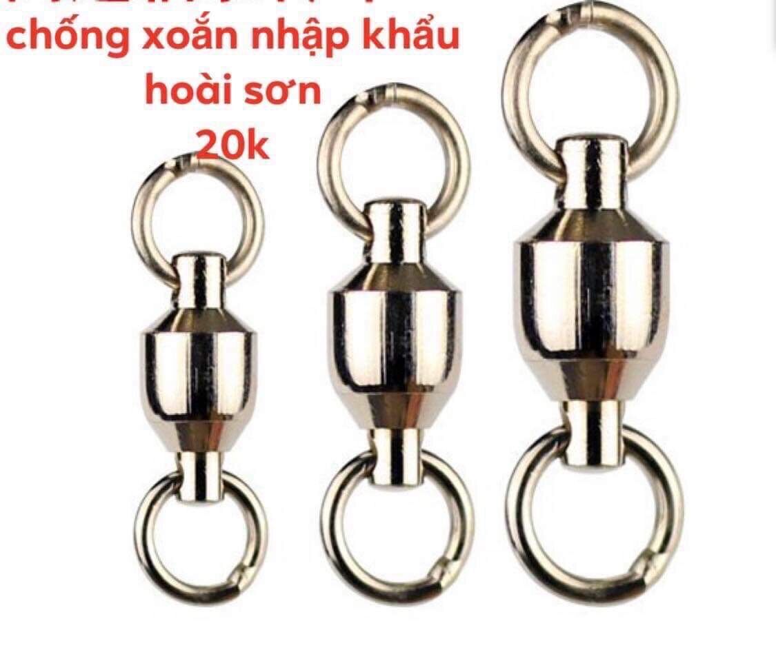 Chống xoắn tiện inox 304 nhập khẩu làm xích chống xoắn dây cho vẹt