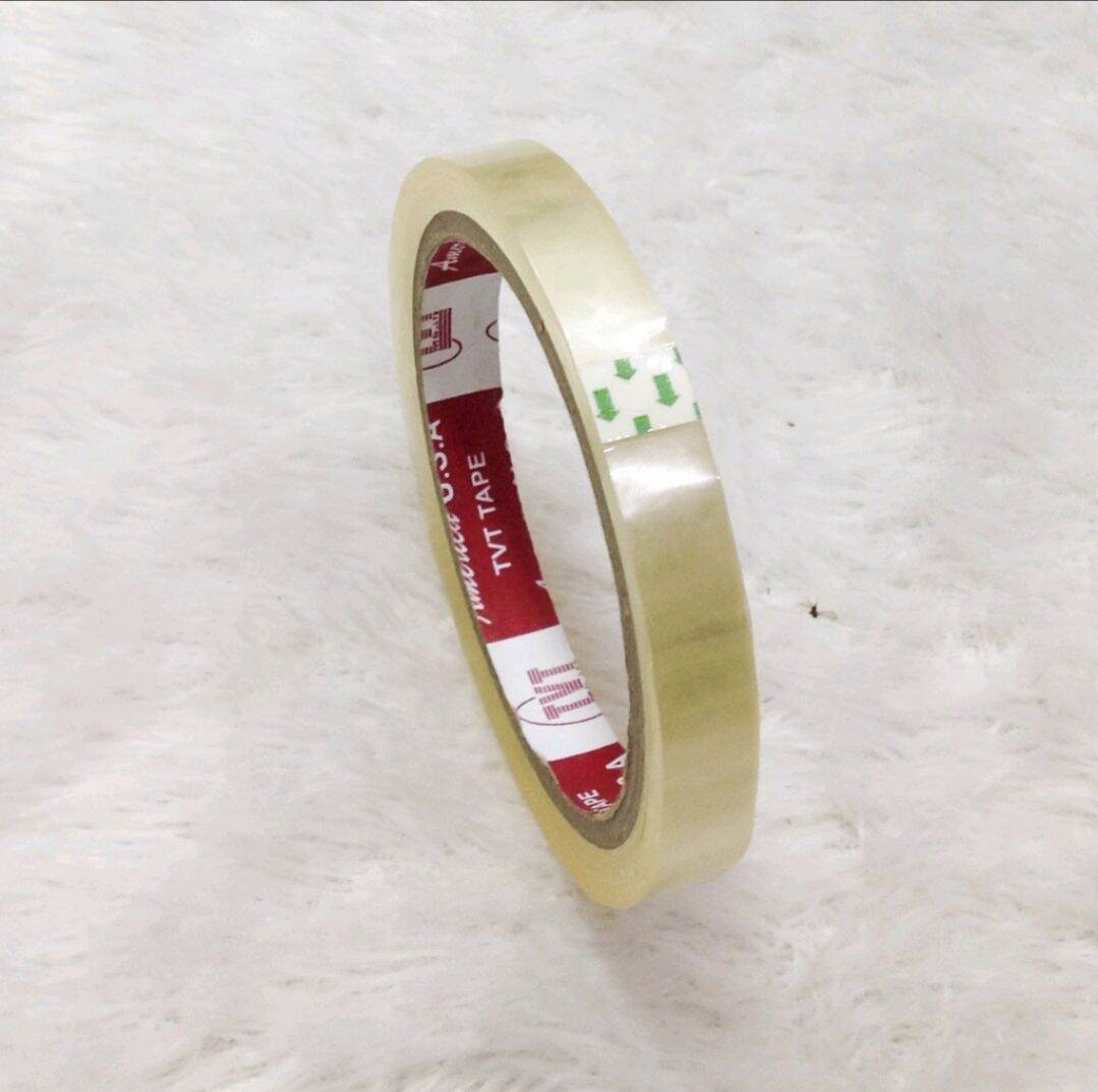Băng keo trong bang dính niêm phong hàng hóa size 1cm