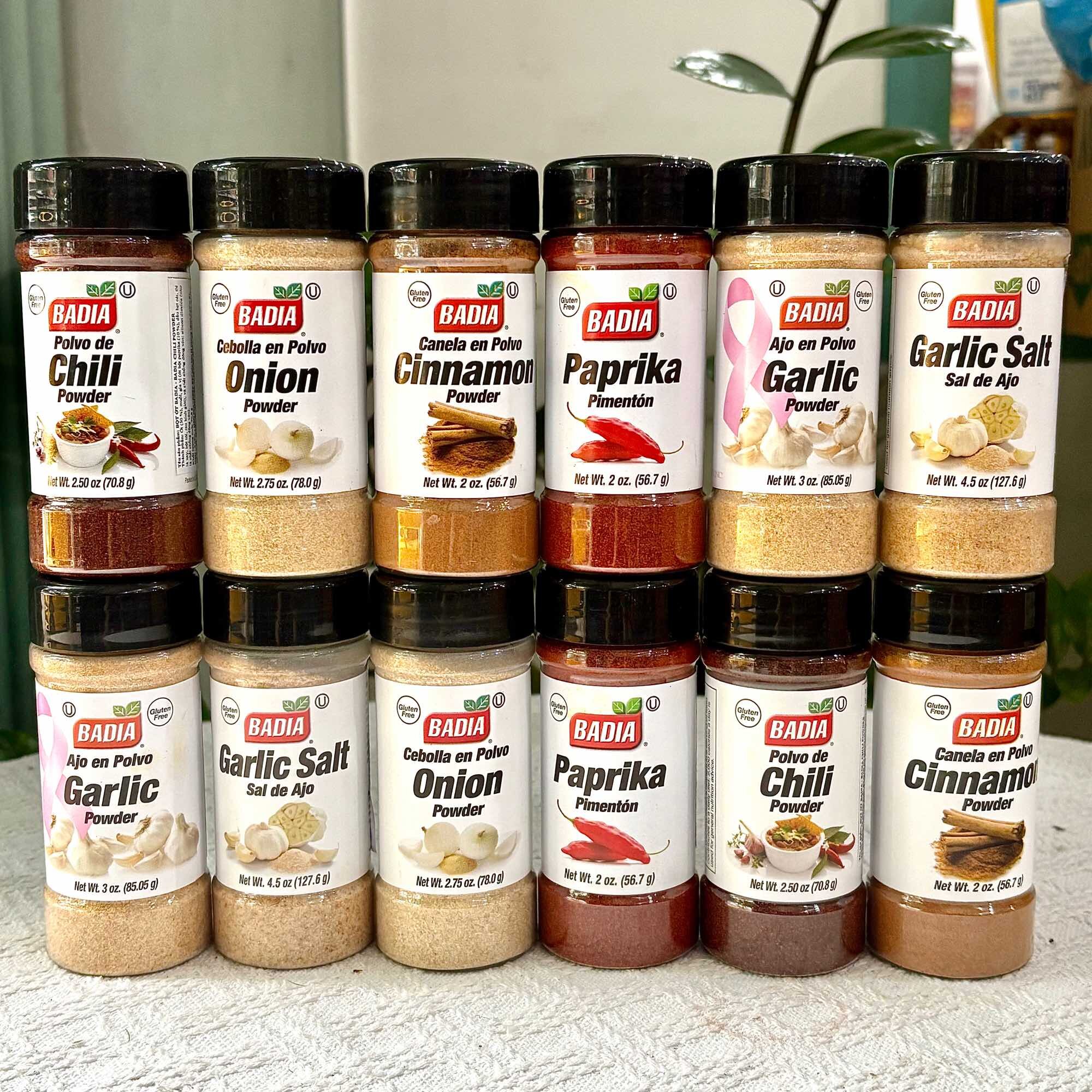 Gia Vị Badia Cao Cấp Nhập Khẩu Mỹ – Tẩm Ướp, Nấu Ăn, Làm Bánh, Đa Dạng Hương Vị
