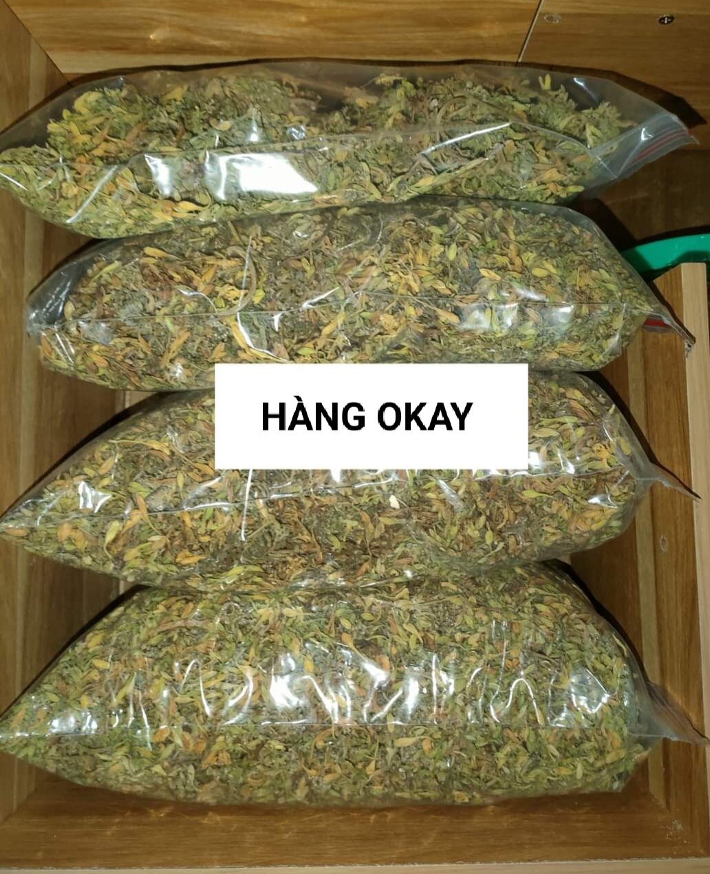 1kg Hoa đu đủ đực khô