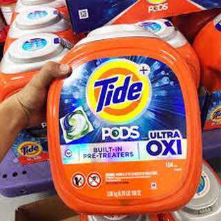 Viên giặt xả tide pods 4in1 ultra oxi & downy của mỹ 104 viên 3.08kg????