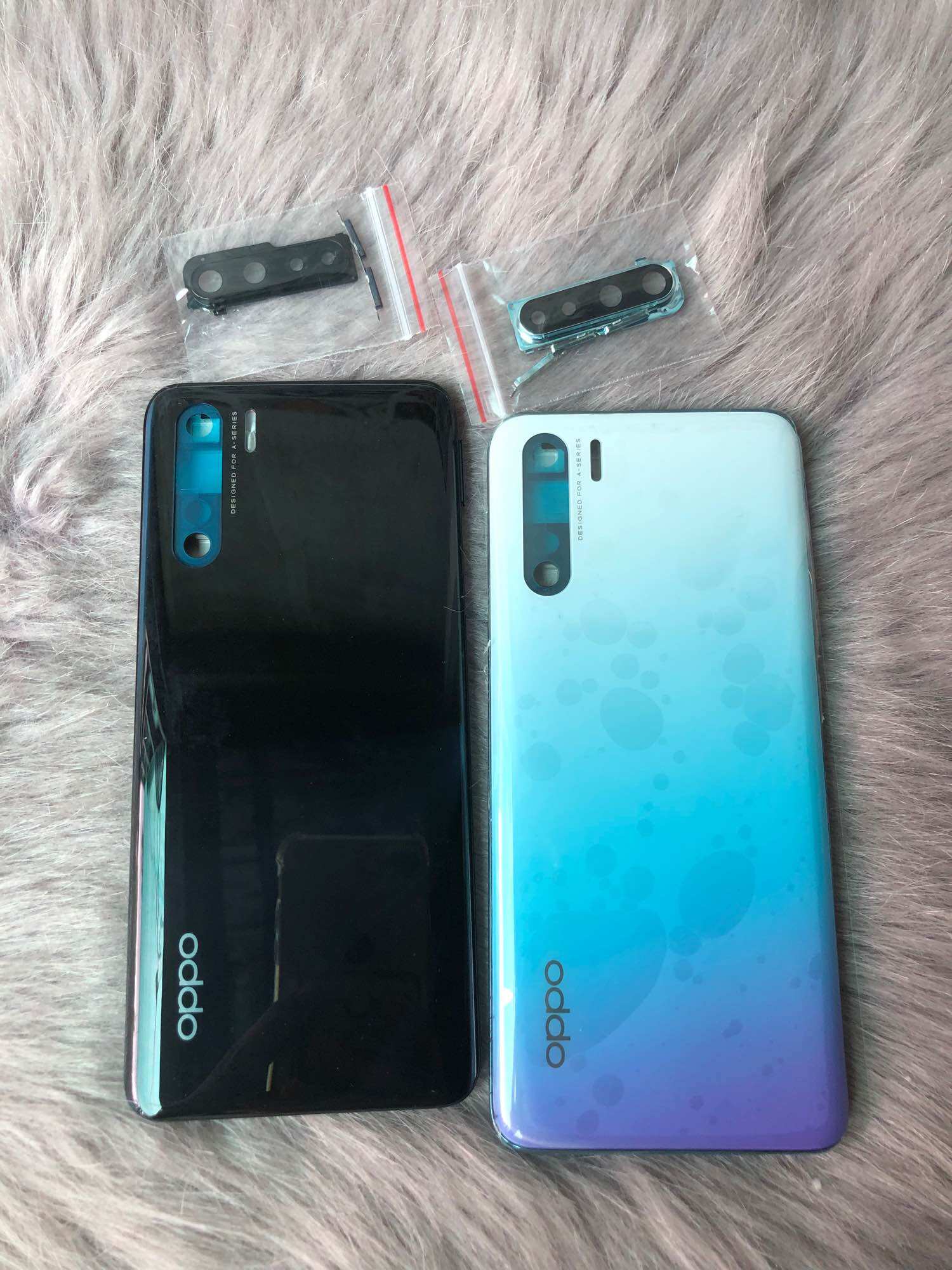 Vỏ bộ Oppo A91 new sẵn kính camera + khay sim