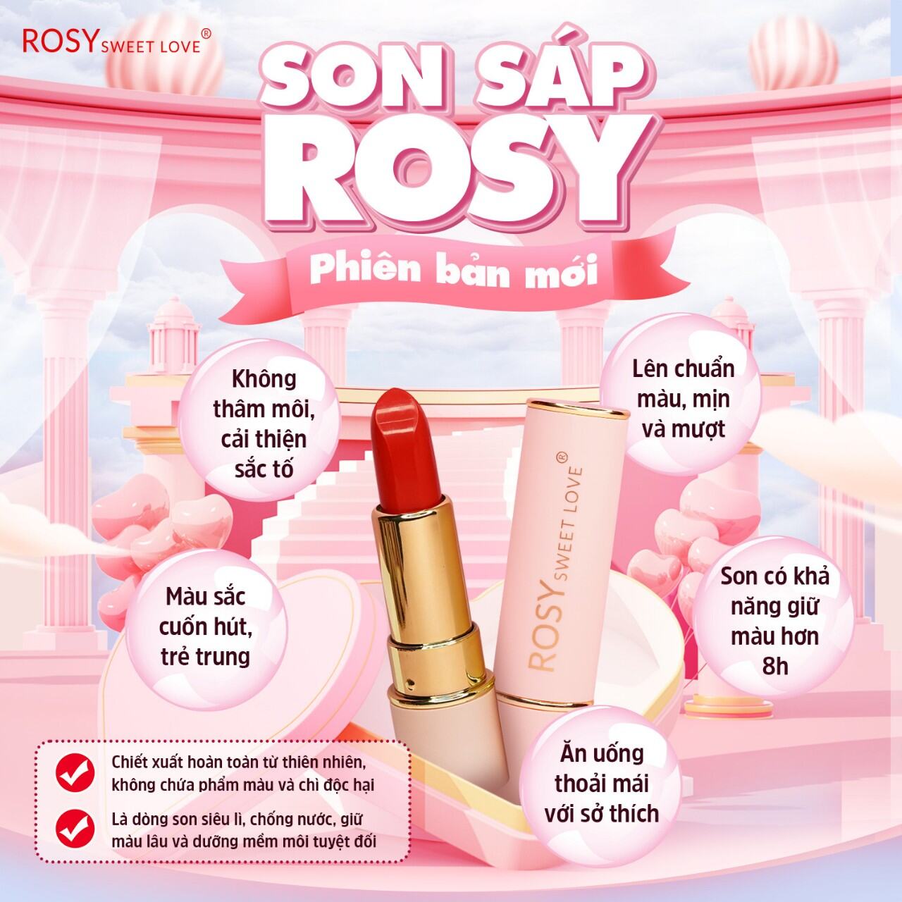 son lì Rosy an toàn mẹ bầu