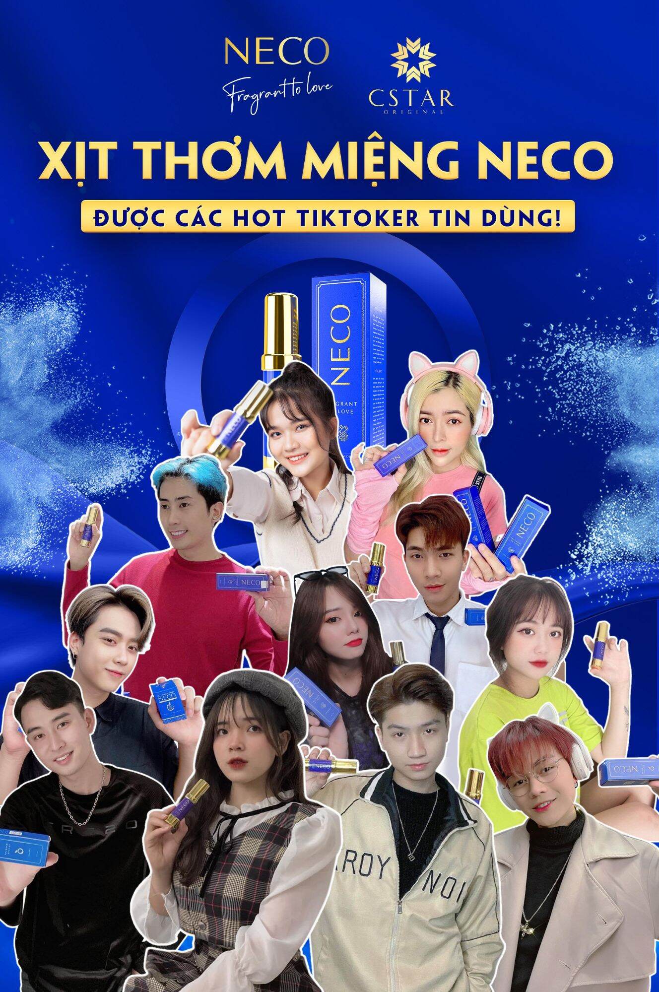 XỊT THƠM MIỆNG KHÁNG KHUẨN NECO hương dâu🍓🍓🍓