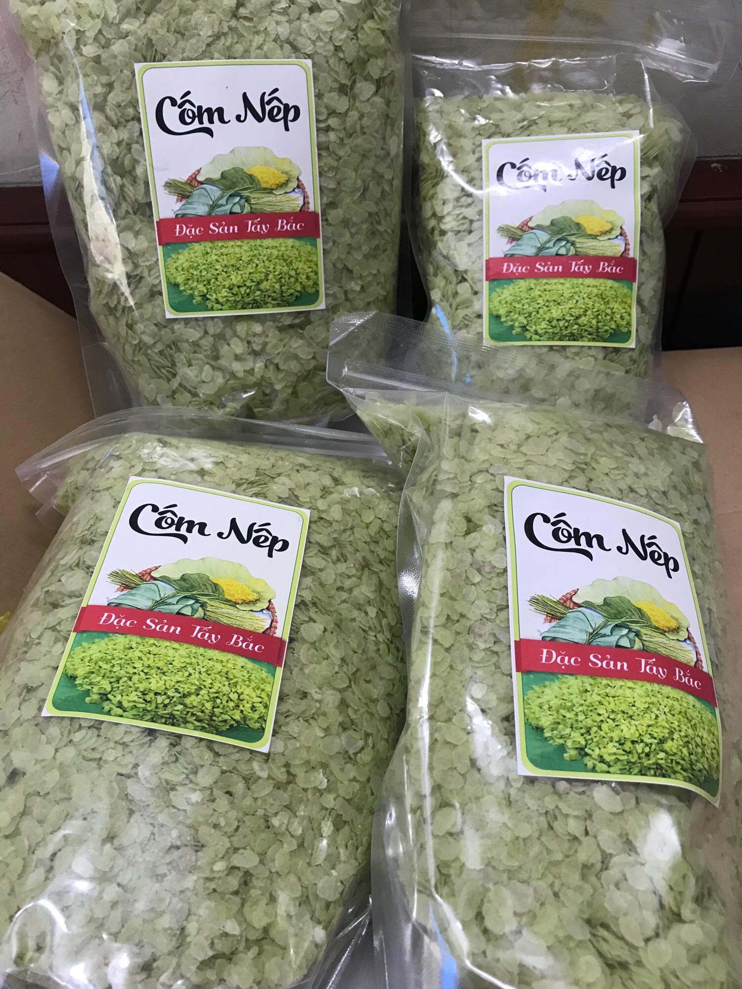 500gr Cốm Non Tây Bắc Đặc Biệt Thơm Ngon (rang, nấu chè, nấu xôi, làm chả cốm)