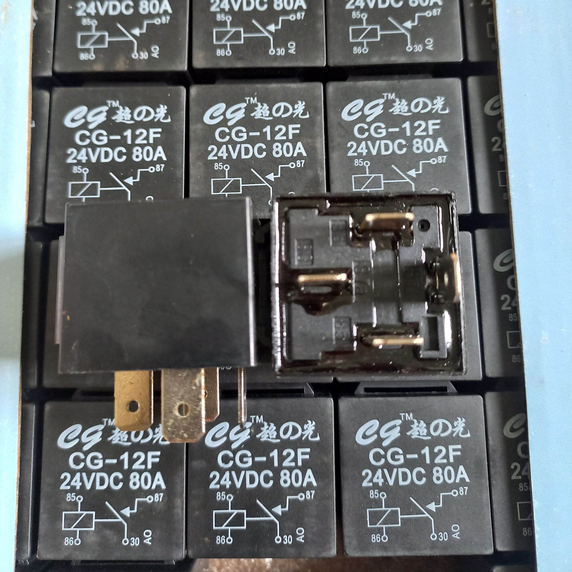 Rơ Le 12v, 24v  80A loại 4 chân và 5 chân