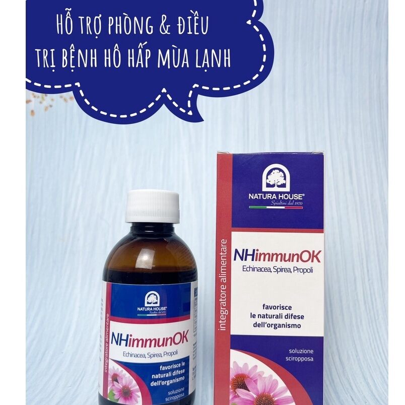 Tăng sức đề kháng, giúp giảm nguy cơ viêm nhiễm đường hô hấp trên NHImmunOK