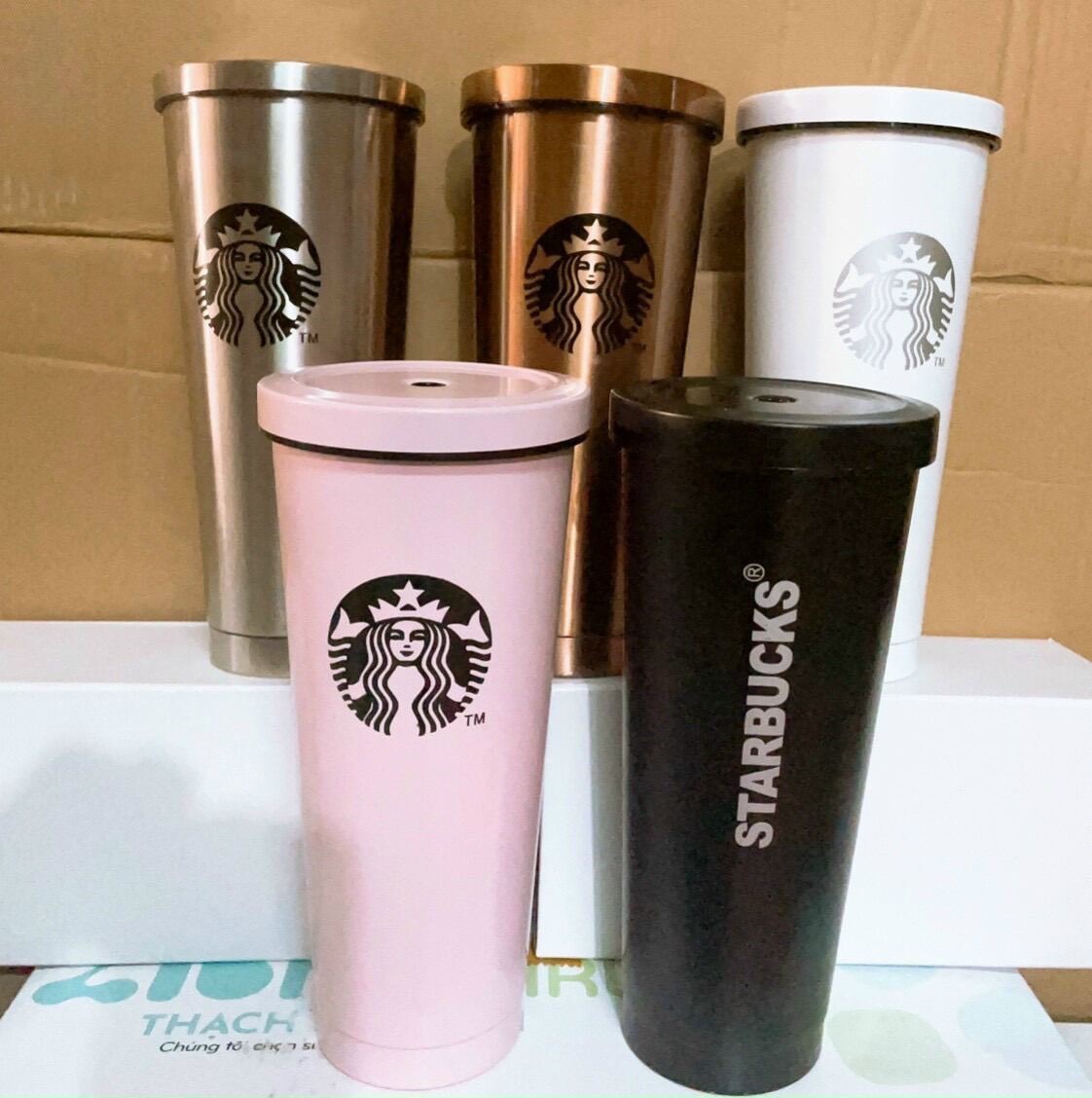 Ly giữ nhiệt STARBUCKS SS DW Siren Matte To Go màu Black