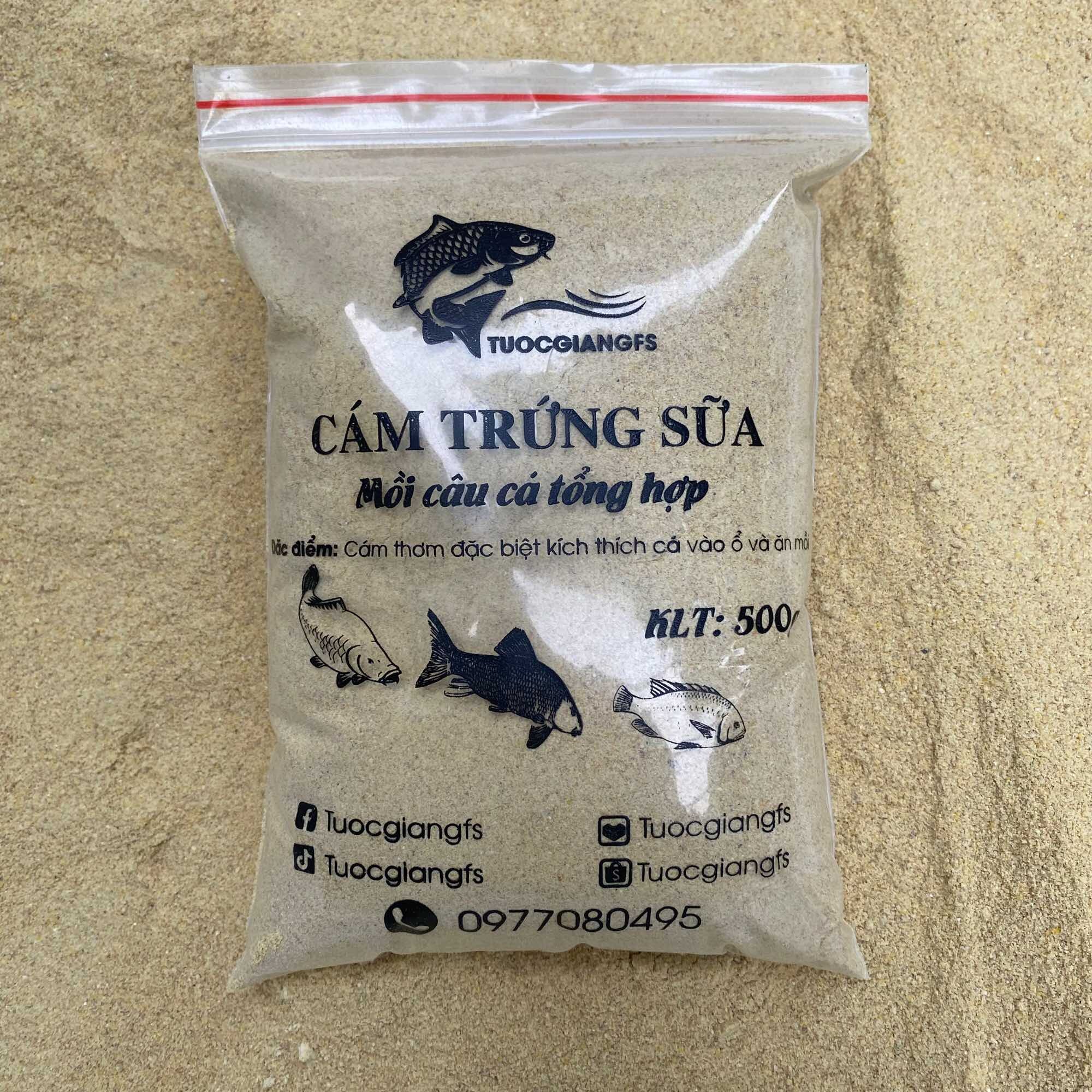 Cám trứng sữa - Mồi câu cá tổng hợp