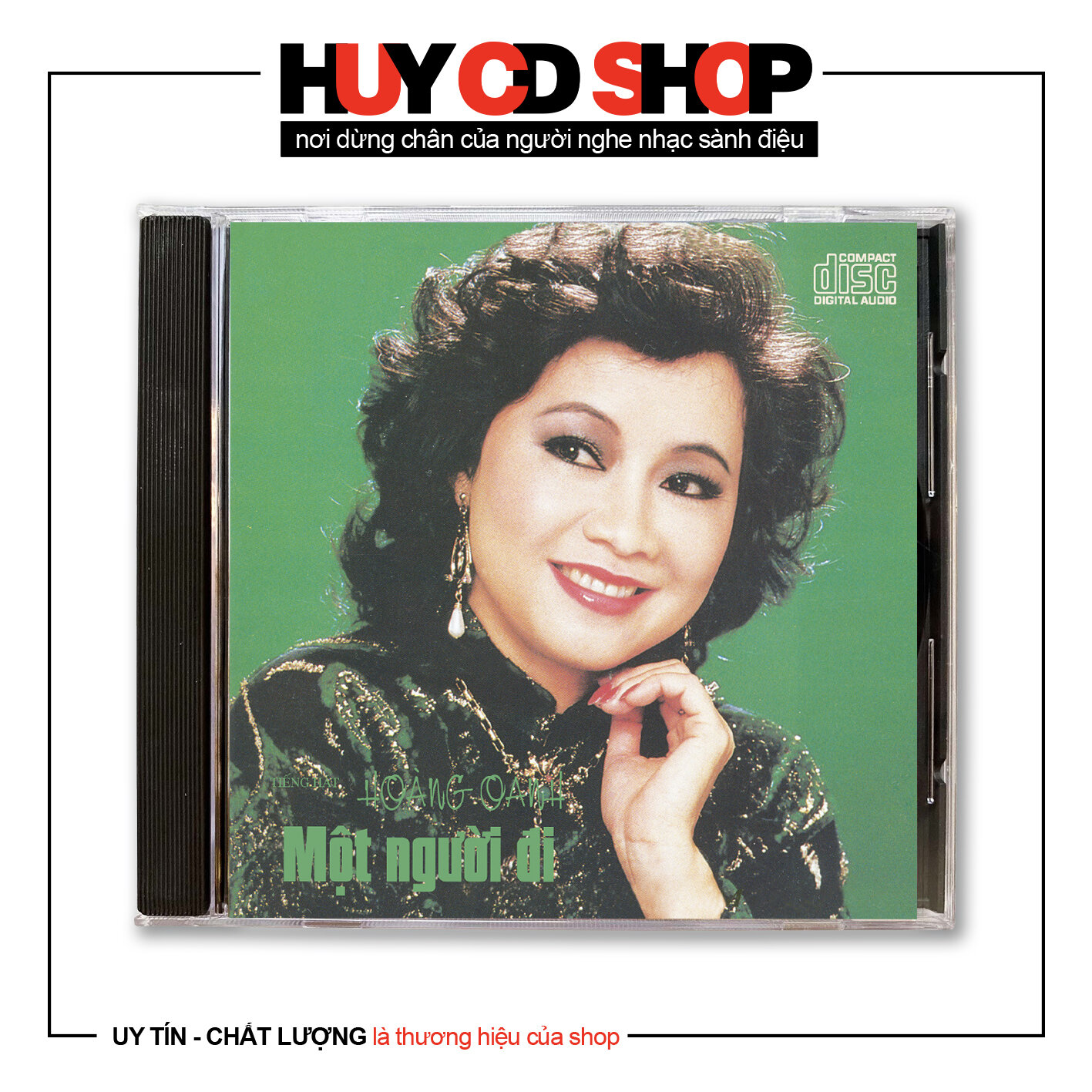 Đĩa cd hoàng oanh một người đi nhạc vàng trữ tình bolero đĩa lòng trắng chất lượng cao âm thanh chuẩn huy cd shop
