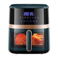 SHENBEN | Máy Chiên Không Dầu Đa Năng Dung Lượng Lớn Có Cửa Sổ Xem 2022