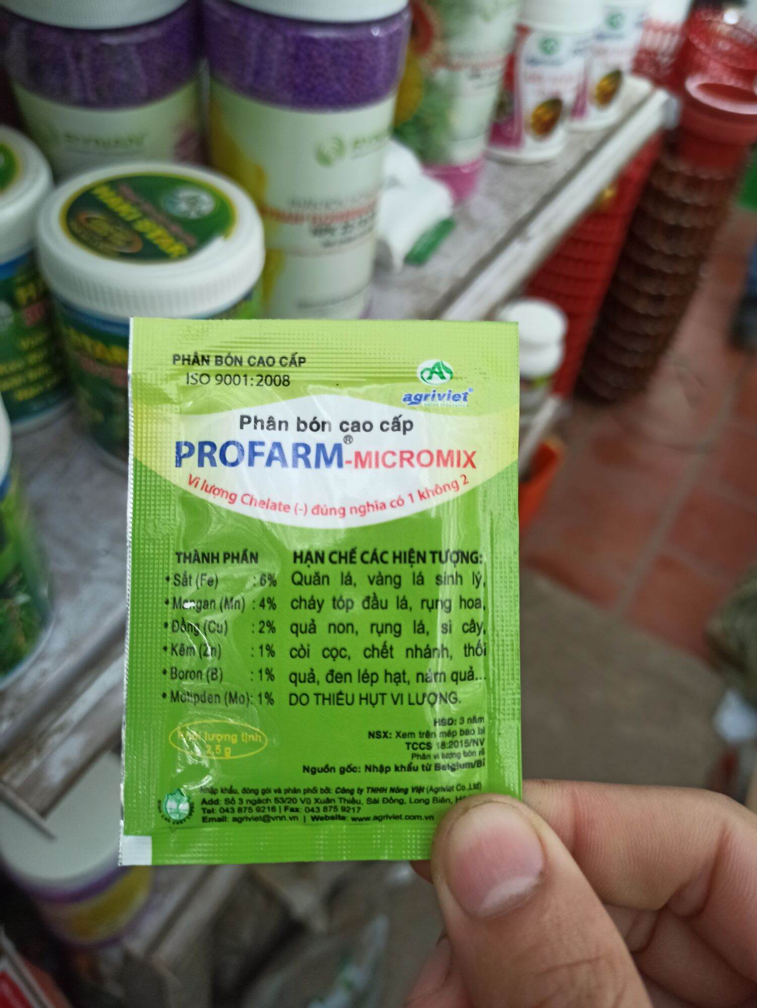 phân bón vi lượng