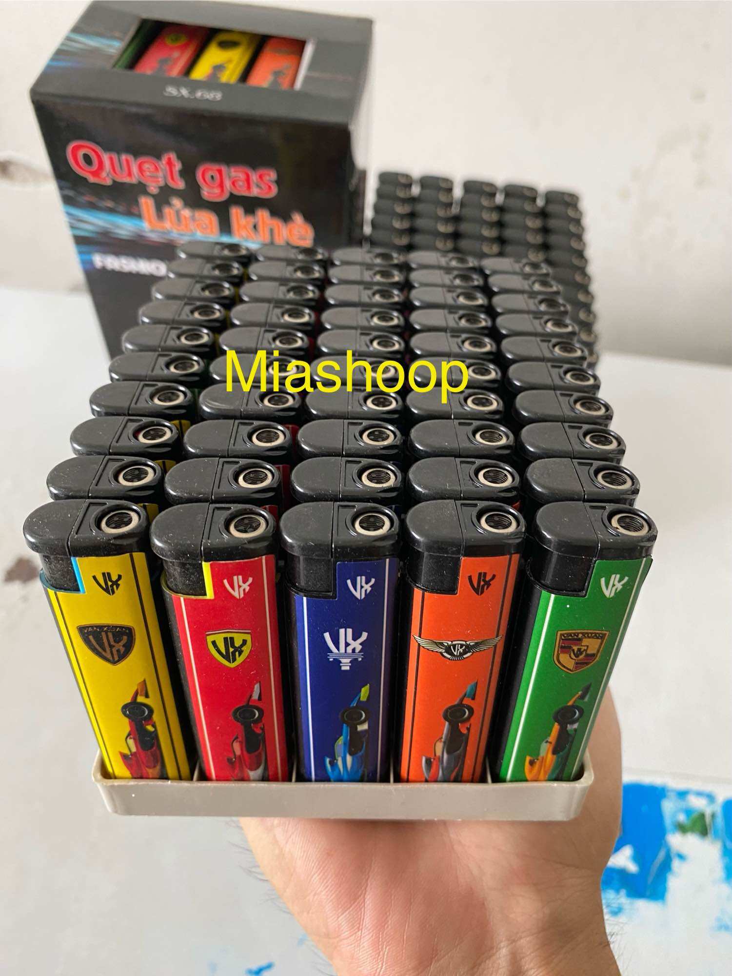 Plastic Shell Lighters, Box of 50 Pieces