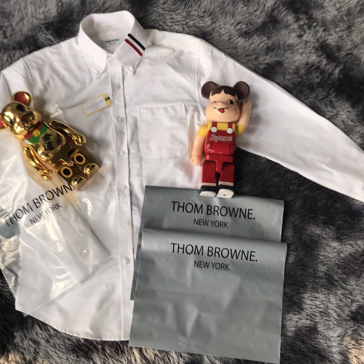 Áo sơ mi Thom Brown cao cấp viền cổ áo