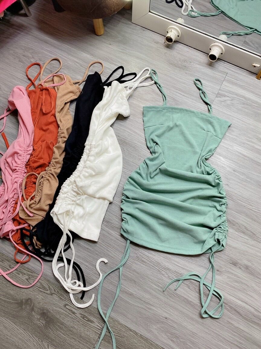 Đầm bún dây rút body RT1
