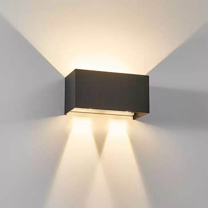 Đèn hắt tường 2 đầu lt009 -15w ,đèn phòng ngủ, đèn dẫn cầu thang, đèn trang trí, đèn tường, đèn rọi 2 đầu bh 12t