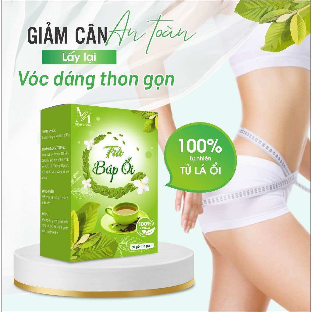 Trà Búp Ổi Hỗ Trợ Giảm Cân 60gói - Trà Lá Ổi