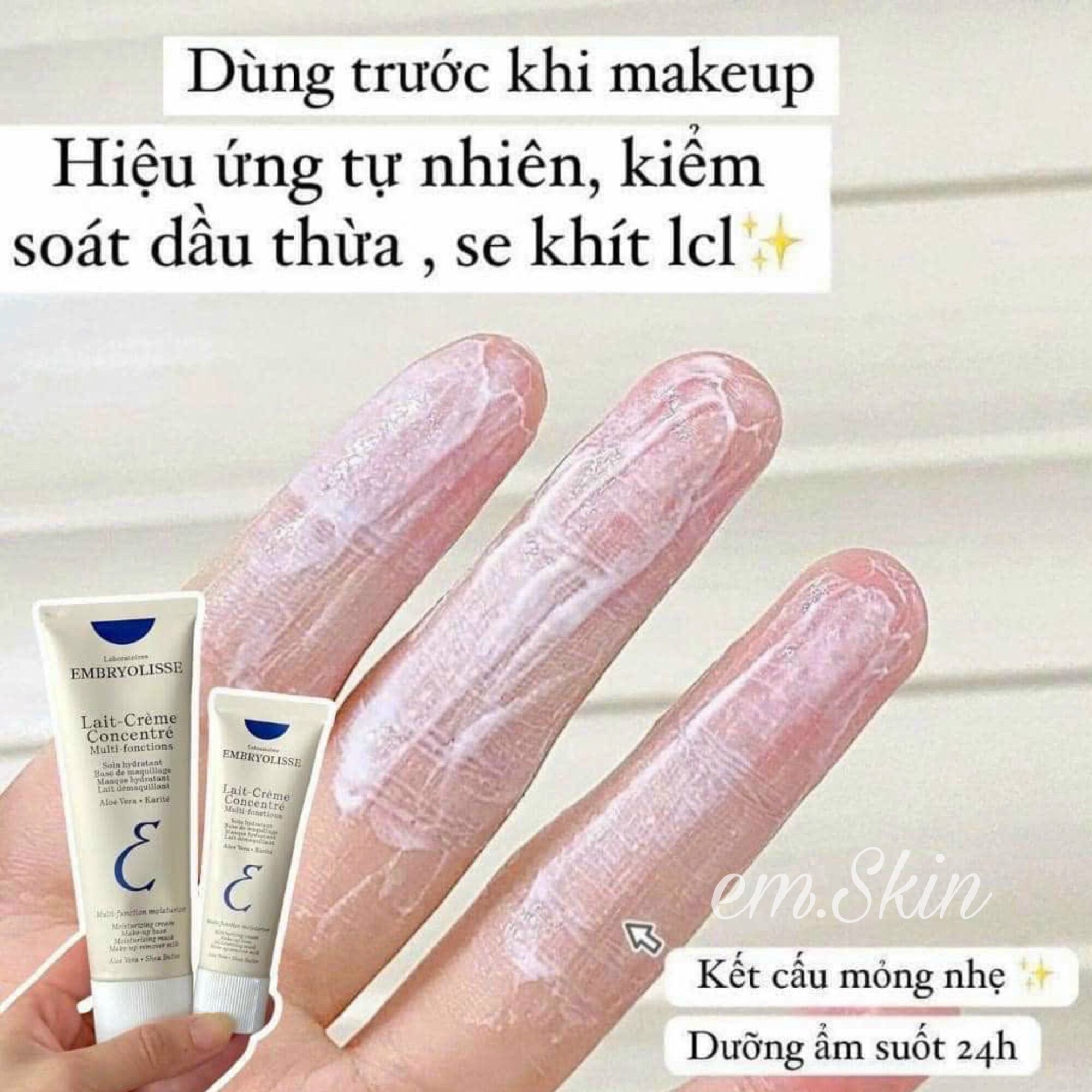 [MẪU MỚI] 𝗞𝗲𝗺 𝗱𝘂̛𝗼̛̃𝗻𝗴 𝗘𝗺𝗯𝗿𝘆𝗼𝗹𝗶𝘀𝘀𝗲 𝗟𝗮𝗶𝘁 𝗖𝗿𝗲̀𝗺𝗲 𝗖𝗼𝗻𝗰𝗲𝗻𝘁𝗿𝗲