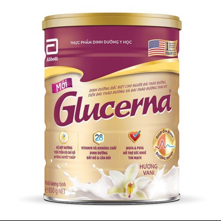 Sữa Bột Glucerna Vani 800g ( Sữa tiểu đường )