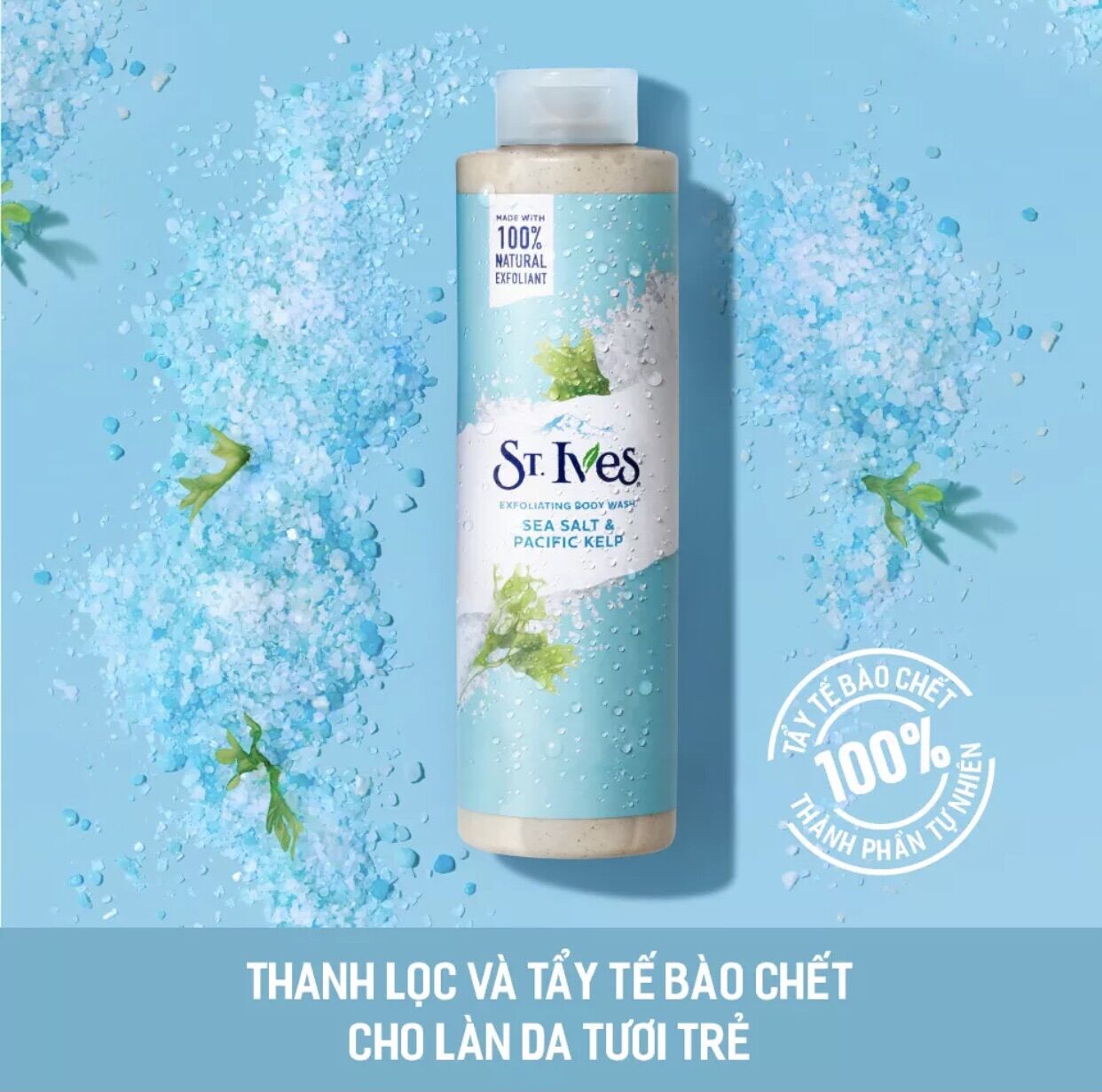 Sữa tắm dưỡng da St.Ives Muối Biển 650ml