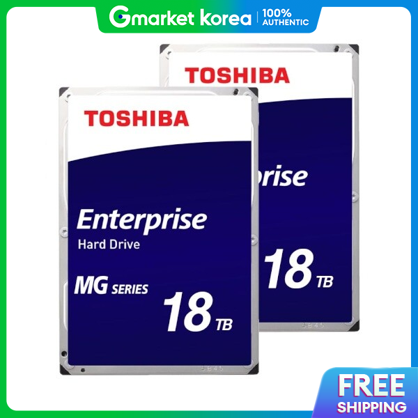 Toshiba | Sandol Mg09Aca18T Toshiba Enterprise Mg Hdd 18Tb 5-Year Warranty 2-Pack Mg09Aca18T Giá 47,156,200 Đồng*Miễn phí vận chuyển