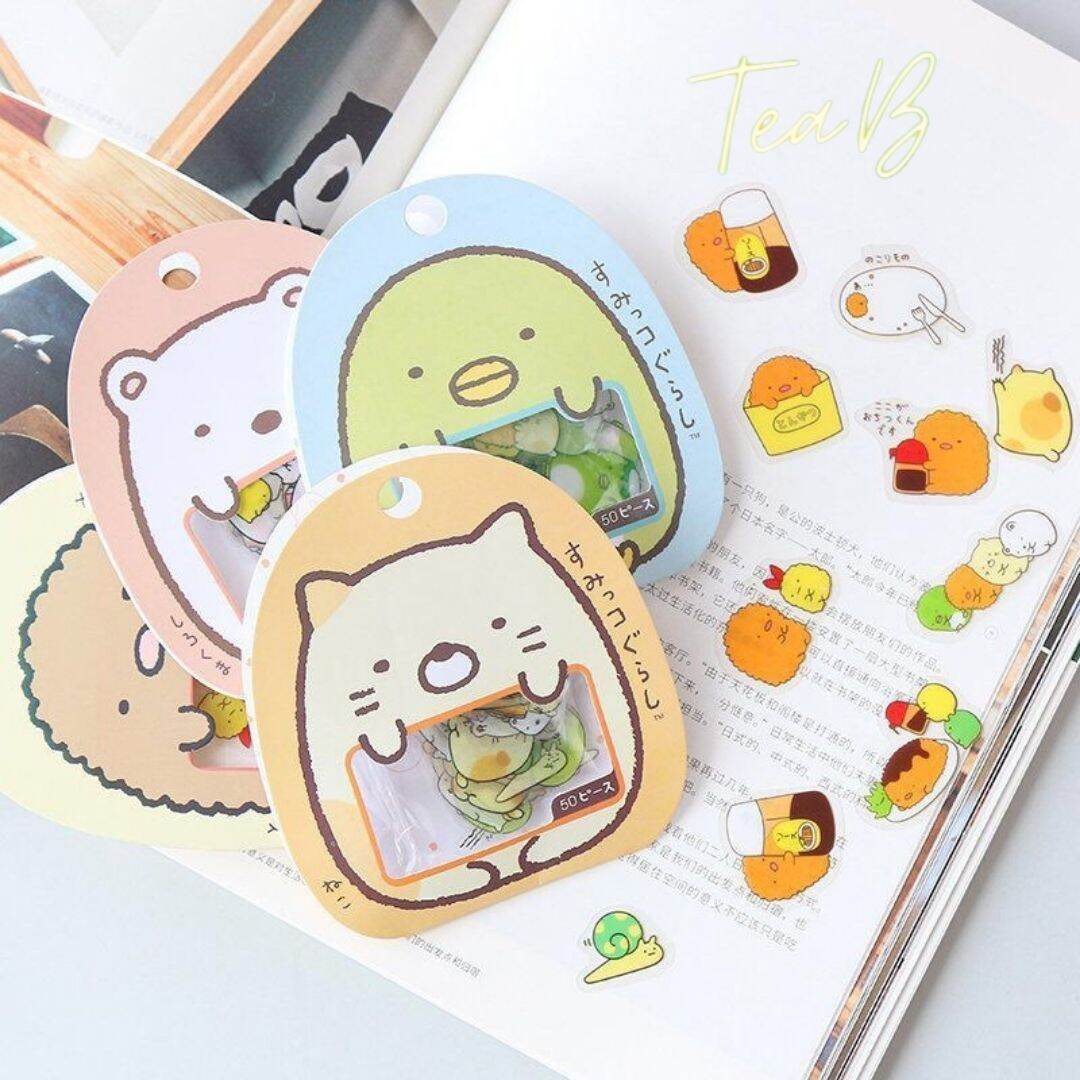 Bộ 50 Sticker trang trí dễ thương