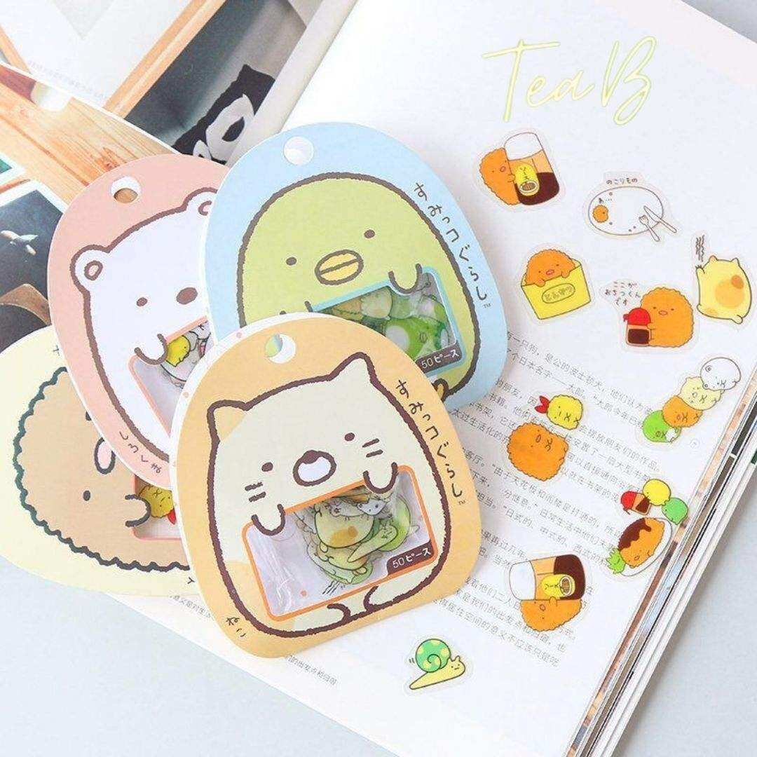 Bộ 50 Sticker (miếng dán) trang trí dễ thương (Tea.B_ST23)