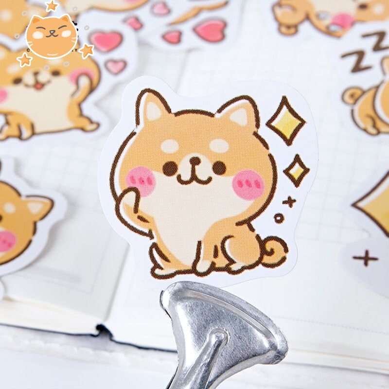 Hộp 45 hình dán sticker hoạt hình